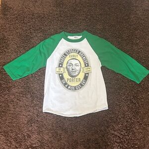 Curly Porter Green & White Three Stooges Raglan Shirt
Perfect Saint Patty’s day